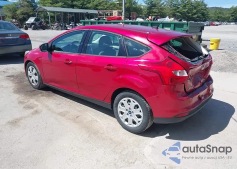 2012 Ford Focus Se z USA, uszkodzony, nr VIN 1FAHP3K29CL411467
